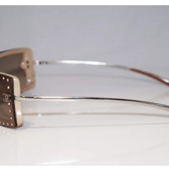 Chanel Diamond Studs Vintage Shield Sunglasses - Picture 6 of 9